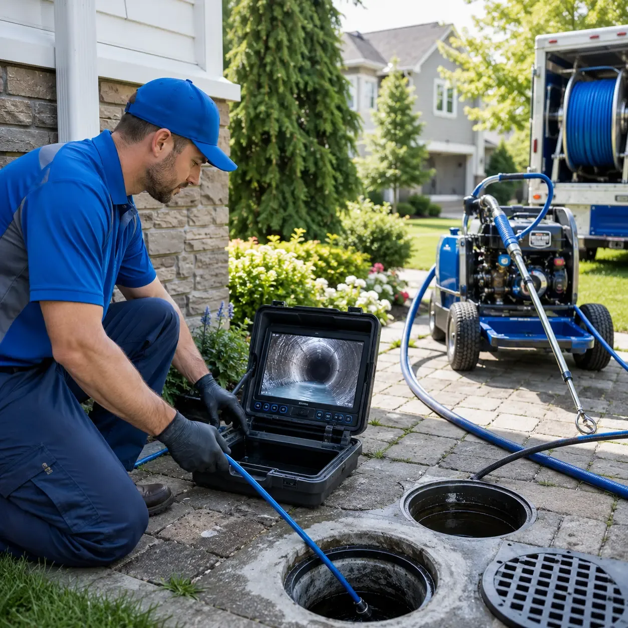 Outdoor drain cleaning professionals serving Greenland, MI